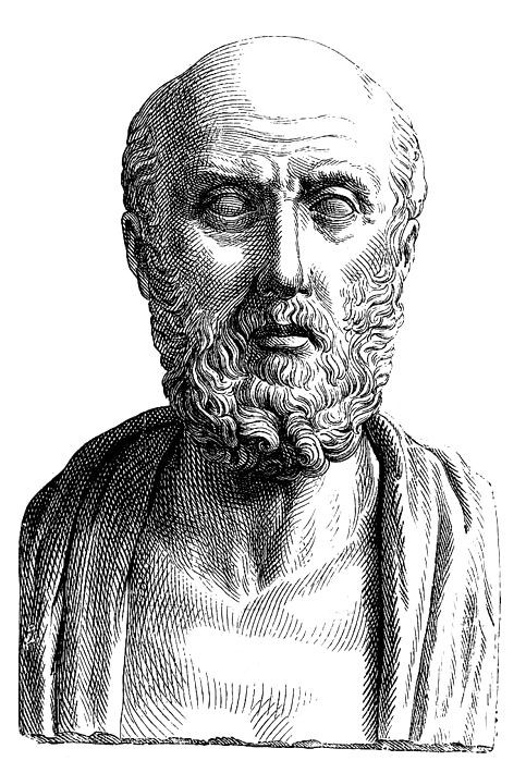 Hippocrates cho rằng mỗi bệnh tật đều có nguyên nhân tự nhiên riêng. Tập hợp các tác phẩm do Hippocrates soạn thảo gồm hơn 60 cuốn sách y học Hippus Corpus, được coi là những tác phẩm cổ nhất về y học.