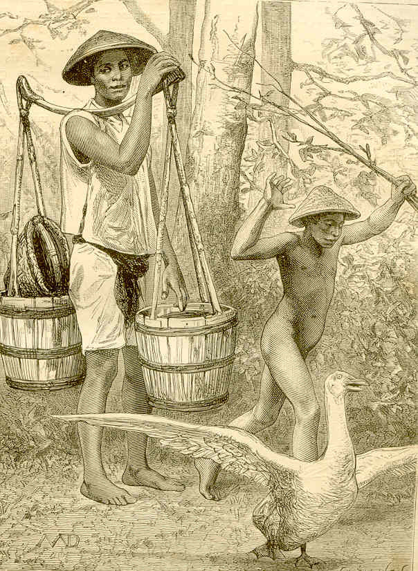 Cư dân vùng nông thôn Hà Tiên.