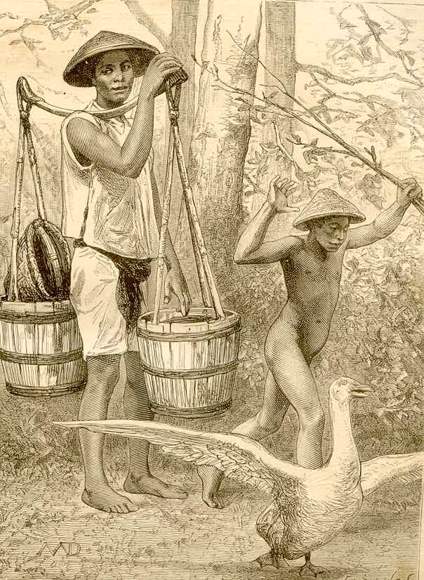 Cư dân vùng nông thôn Hà Tiên.