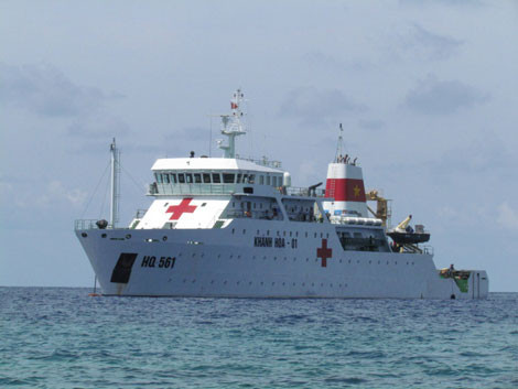 Tàu bệnh viện hiện đại nhất Hải quân HQ-561.