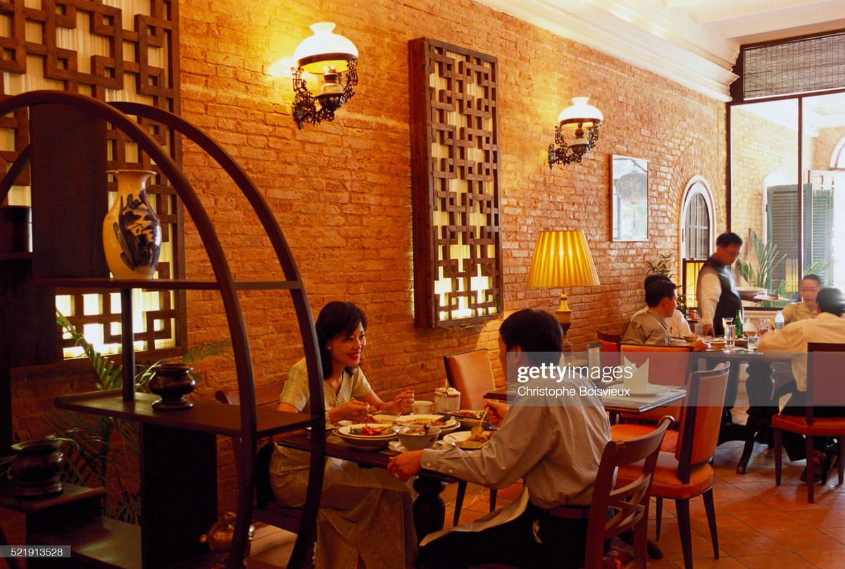 Bên trong nhà hàng Temple Club, một nhà hàng phong cách Á Đông ở TP HCM.