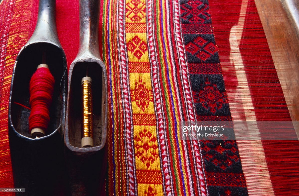 Mẫu thổ cầm truyền thống của người Thái ở bản Uva.