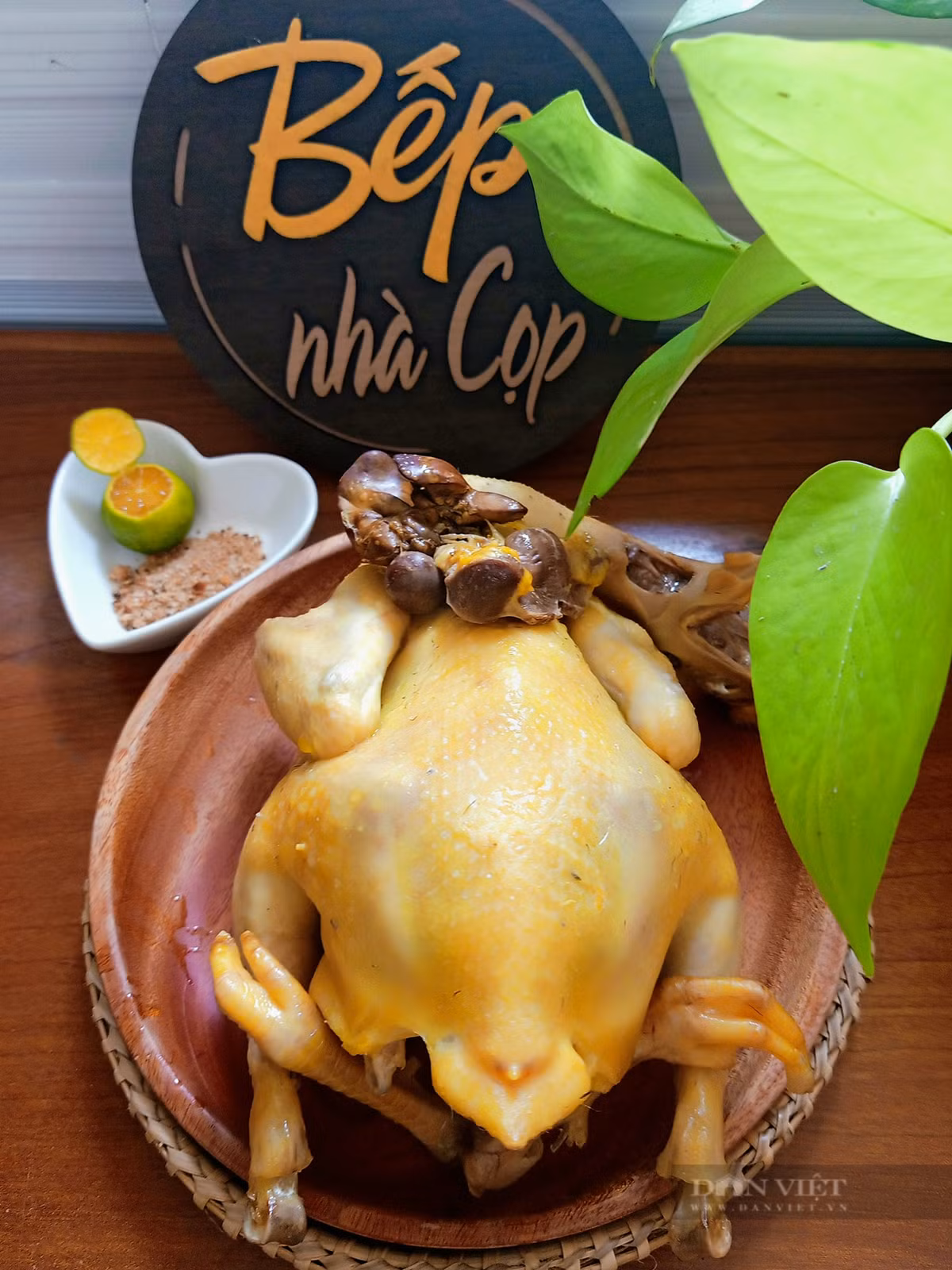 Luoc ga khong can nuoc van chin thom, ngot thit