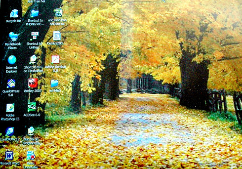 Thao tác sắp xếp màn hình máy tính gọn gàng Thao tac sap xep man hinh may tinh gon gang