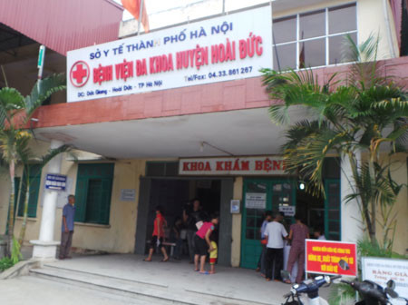 BV Đa khoa Hoài Đức - nơi xảy ra vụ nhân bản kết quả xét nghiệm động trời