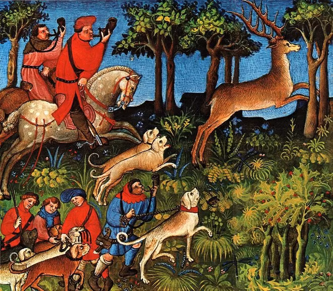 Năm 1392, khi được hộ tống qua khu rừng, vua Charles VI gặp một người đàn ông, cảnh báo rằng có kẻ phản bội vua. Sau đó, một hiệp sĩ làm rơi thanh giáo của mình. Vua nổi điên, bắt đầu chém giết. Ông giết chết hai người trước khi hôn mê.