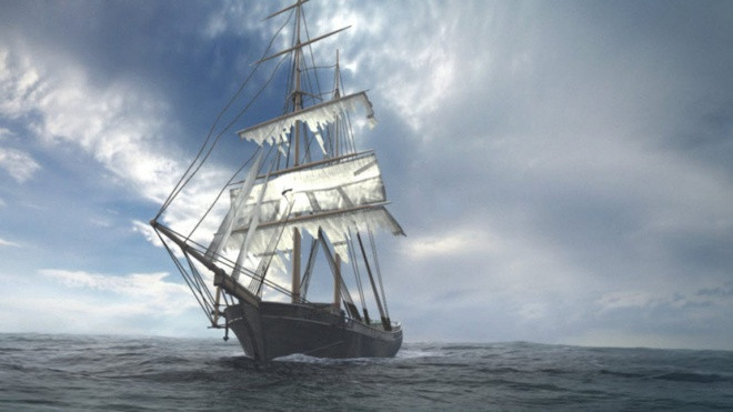  Biển Sargasso: Biển Sargasso nằm bên trong Đại Tây Dương, đây là nơi bắt gặp những con tàu ma nổi tiếng nhất lịch sử. Trong đó phải kể đến tàu Mary Celeste được bắt gặp năm 1872. Trên tàu hoàn toàn không có một ai, trong khi nguyên liệu và lương thực vẫn đầy đủ. Thậm chí người ta còn tìm thấy một bức thư của thủy thủ đoàn đang viết dở. Ảnh: EliteReaders.