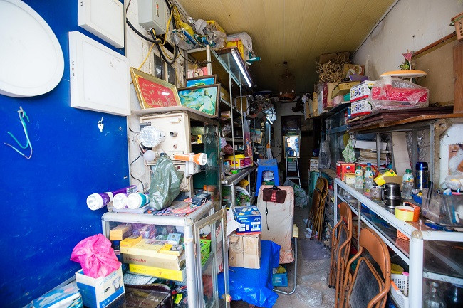 Ông Dực cho biết, trước đây ngôi nhà số 91 Đại La có hình dạng như một chữ L đảo ngược, diện tích khoảng 18m2, mặt tiền 2m.