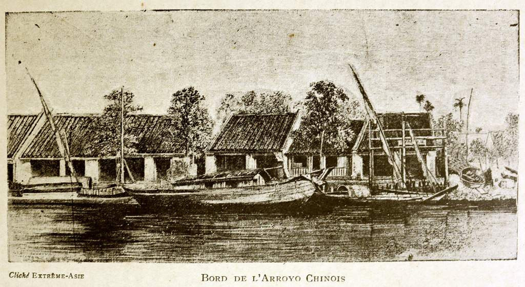 Cảnh trên bến dưới thuyền ở rạch Bến Nghé thập niên 60 thế kỷ 19.