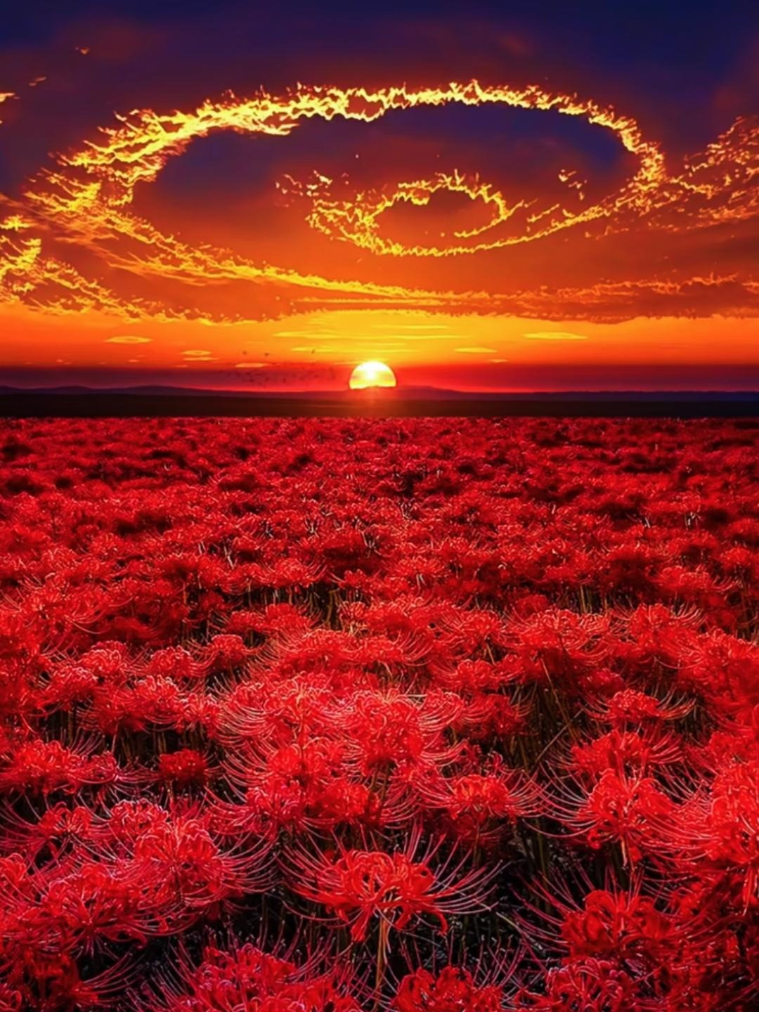 Người xưa coi bỉ ngạn là hoa của cõi âm, chỉ nở trên con đường xuống hoàng tuyền. Nó đặc biệt dùng để dẫn đường cho các linh hồn hướng về cõi âm, giống như những ngọn đèn đường nơi địa ngục. Hơn nữa, loài hoa này thường mọc bên cạnh các ngôi mộ, thời kỳ ra hoa rơi vào tháng 7 Âm lịch - tháng cô hồn nên nó càng nhuốm màu của "cõi âm". 