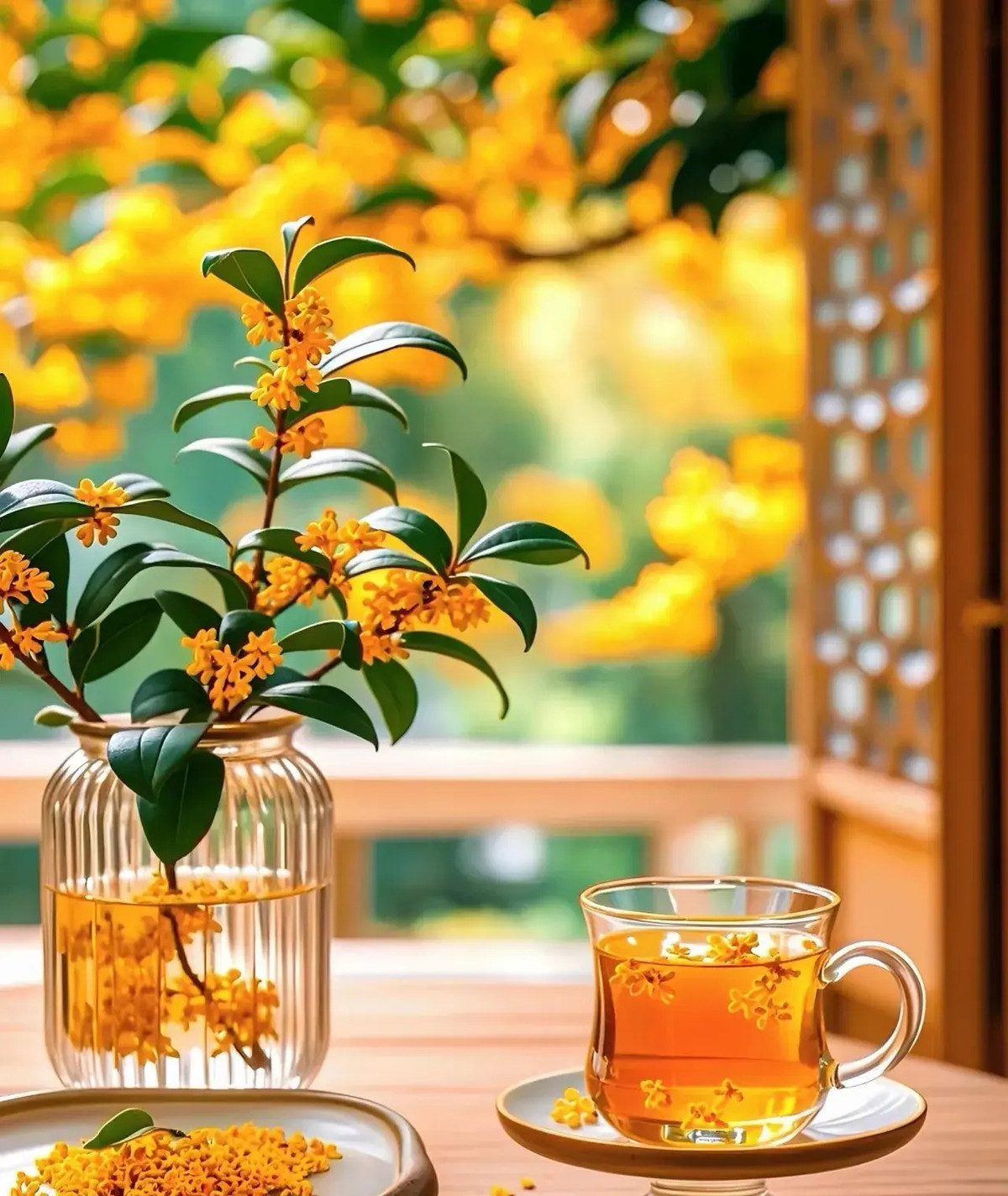  Cây cảnh này nở hoa vào mùa thu nhưng nếu khí hậu thích hợp chúng có thể nở hoa rải rác quanh năm. Mộc hương còn là cây phong thủy được ưa thích. Cây cảnh này tượng trưng cho may mắn, tài lộc, phù hợp trồng ở sân hoặc trong nhà. Ảnh minh họa Toutiao 