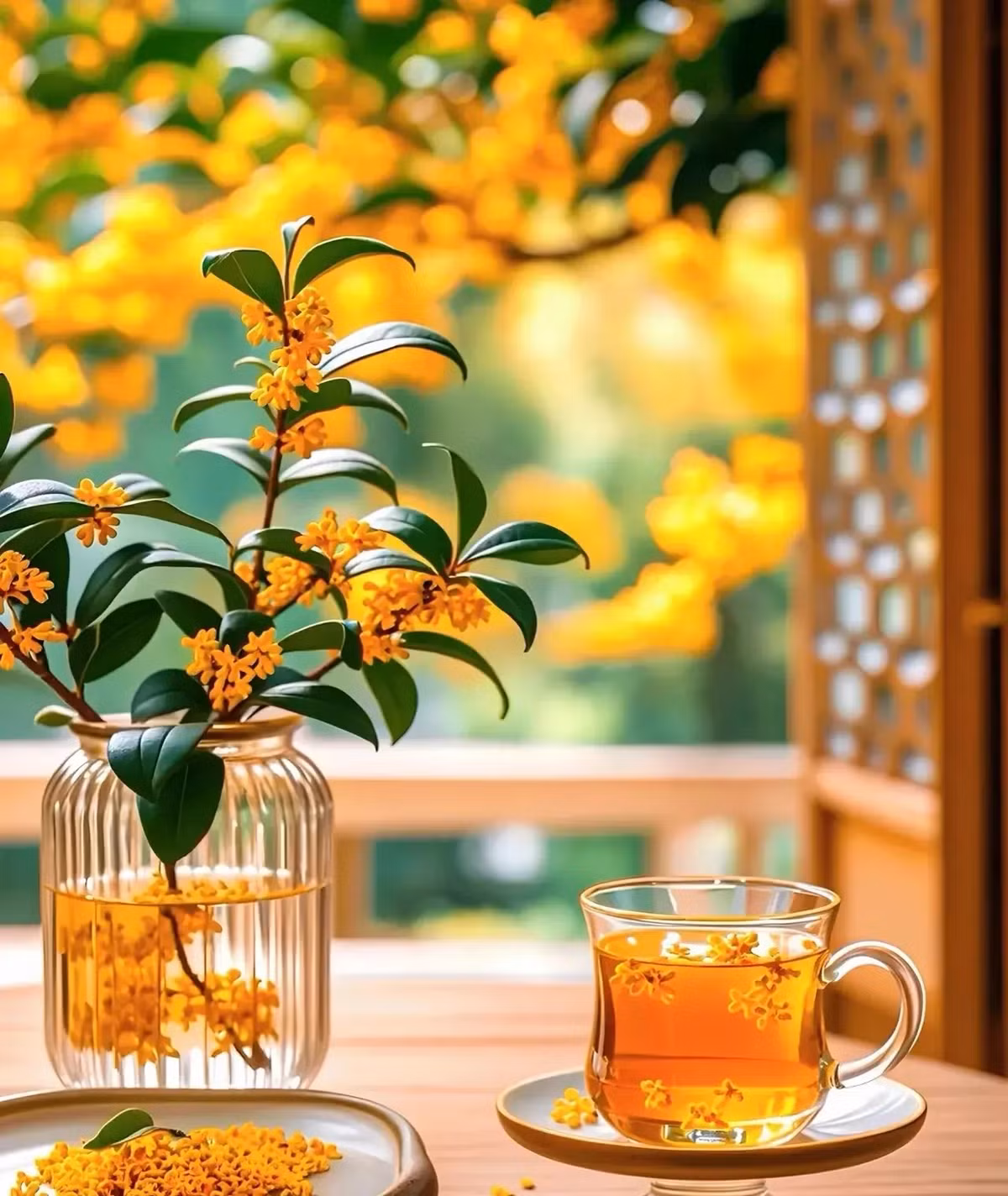  Cây cảnh này nở hoa vào mùa thu nhưng nếu khí hậu thích hợp chúng có thể nở hoa rải rác quanh năm. Mộc hương còn là cây phong thủy được ưa thích. Cây cảnh này tượng trưng cho may mắn, tài lộc, phù hợp trồng ở sân hoặc trong nhà. Ảnh minh họa Toutiao 