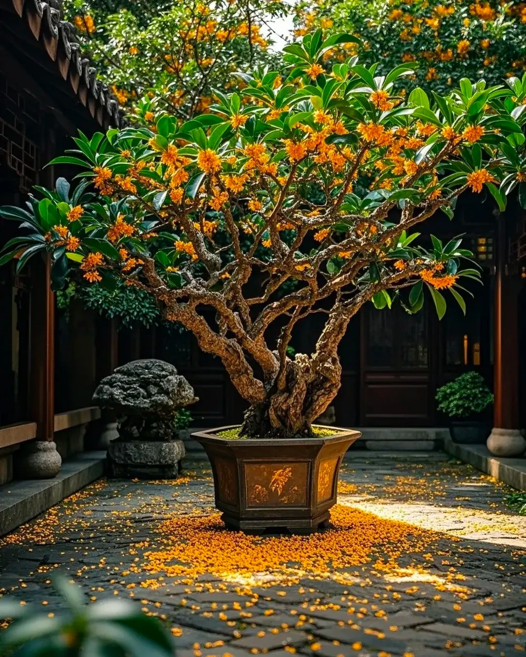  1. Cây cảnh: Mộc hương. Nhiều người thích có một mùi thơm nhẹ ở nhà, đó là loại mùi nhẹ nhàng nhưng không thô tục và khiến mọi người vui vẻ. Nếu bạn thích loại hương thơm này thì chỉ cần trồng một chậu mộc hương. Ảnh minh họa Toutiao 