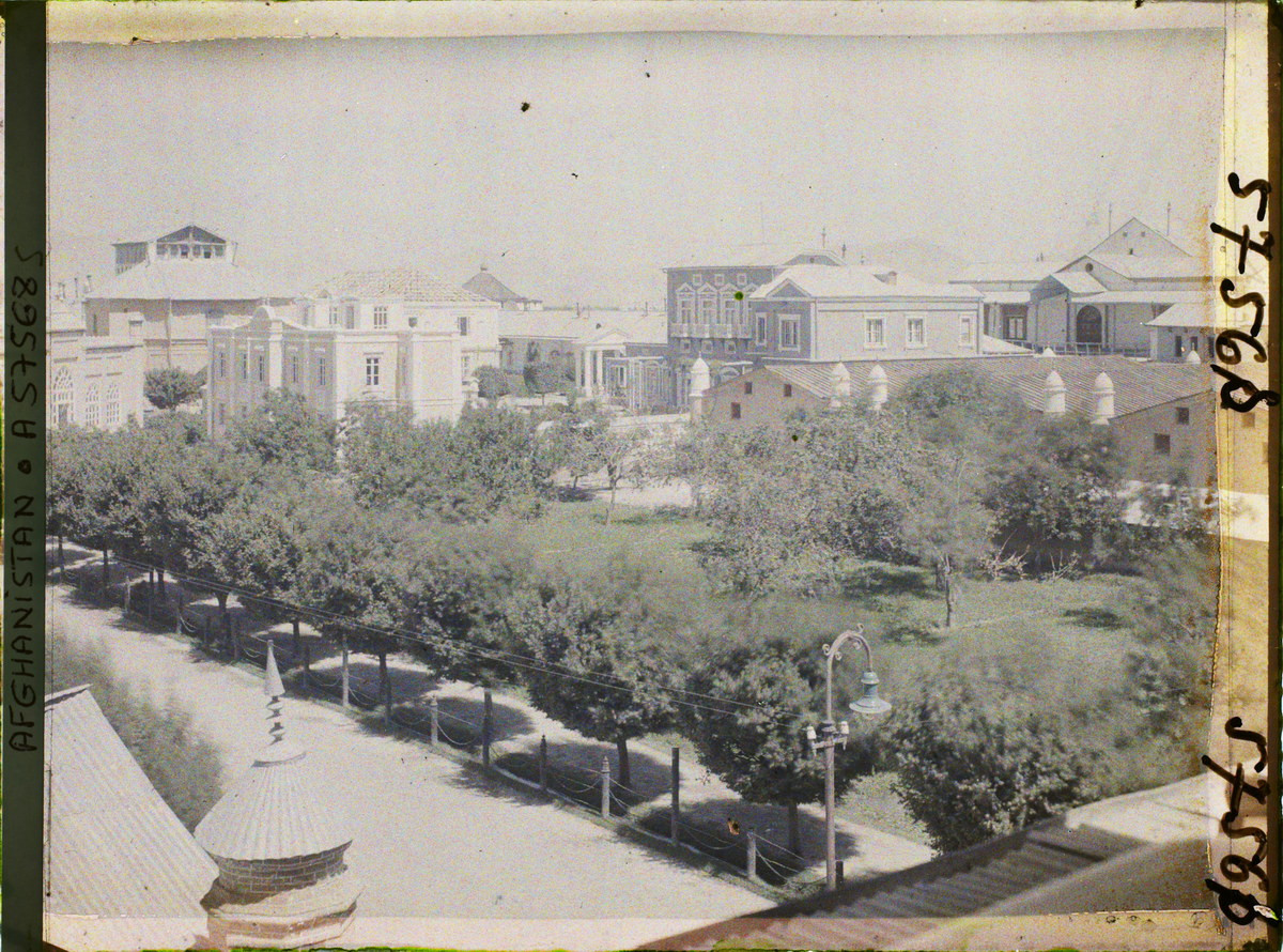 Các công trình bên trong thành Arg - khu cung điện hoàng gia ở thành phố Kabul.