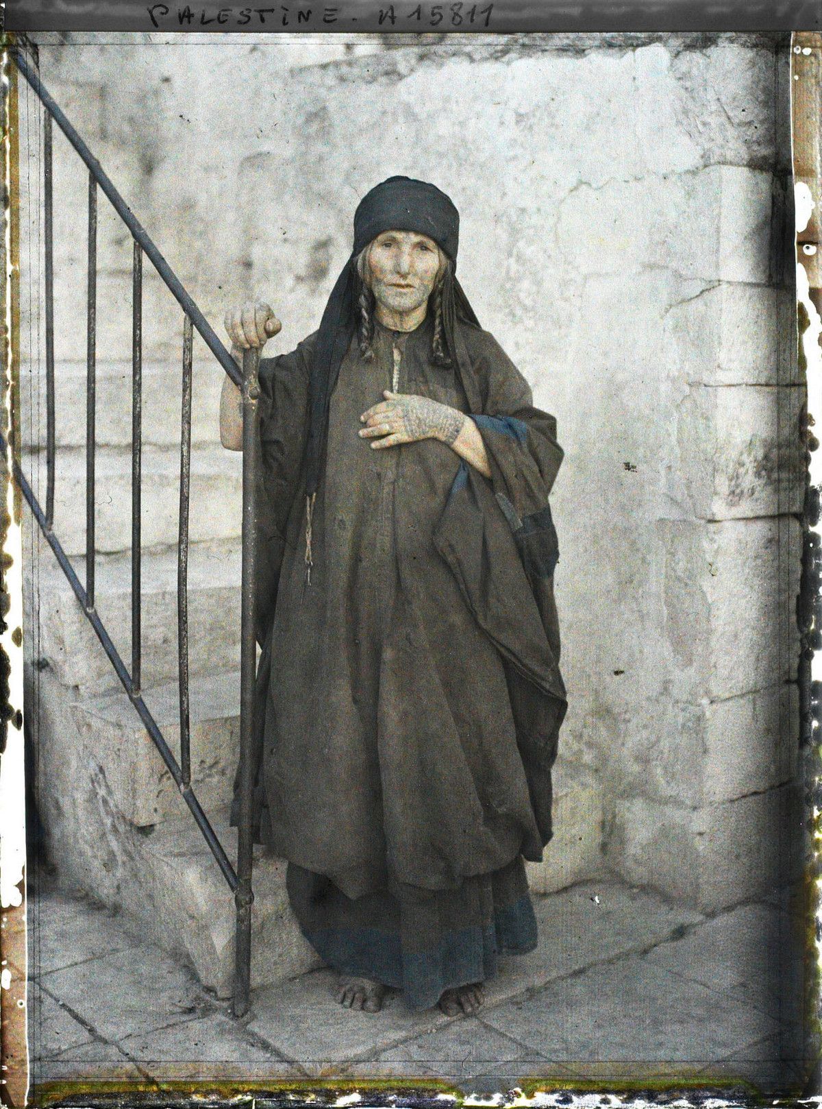 Người phụ nữ hành hương đến từ thị trấn As-Salt (Jordan).