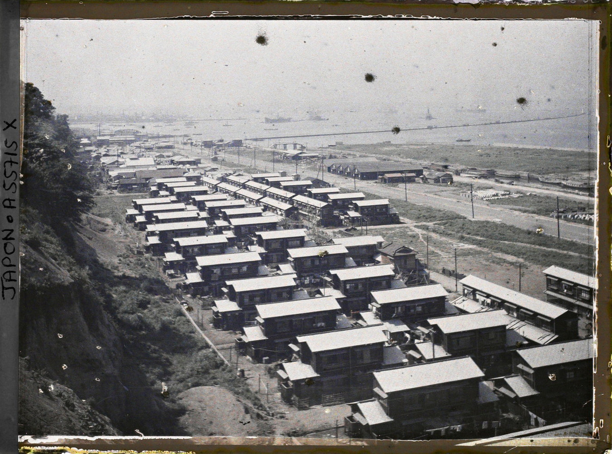 Ảnh màu hiếm về thành phố Yokohama ở Nhật Bản năm 1926 - Hình 2 Anh mau hiem ve thanh pho Yokohama o Nhat Ban nam 1926-Hinh-2