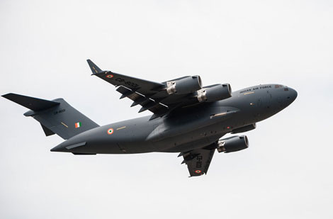 Vận tải cơ hạng nặng C-17 trong Không quân Ấn Độ.