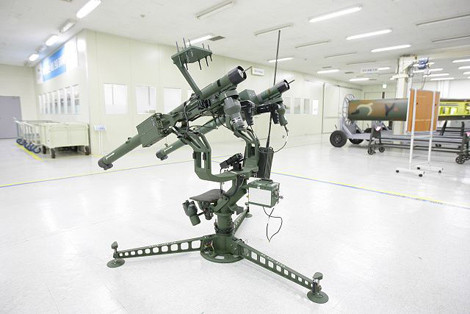 Hệ thống tên lửa phòng không tầm thấp Chiron của Hàn Quốc.