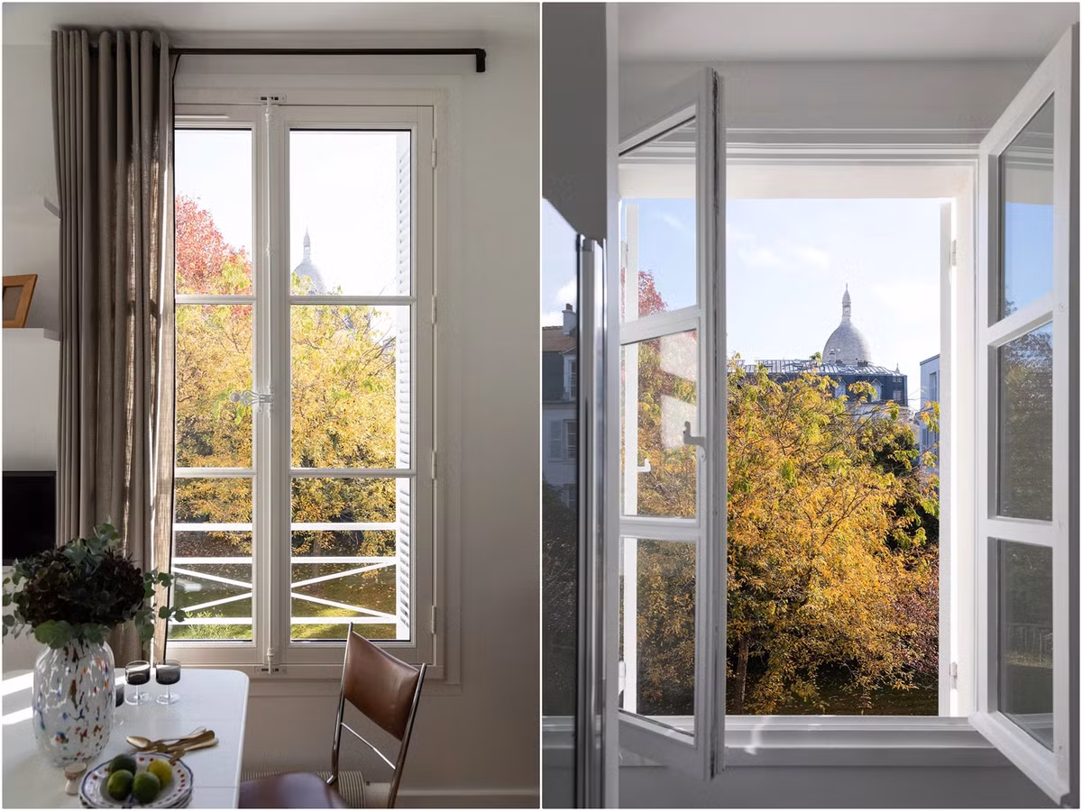 Vị trí tọa lạc của căn hộ này cũng là điều làm bạn cảm thấy thú vị. Căn hộ nằm trong một tòa tu viện cũ có từ thế kỷ trước. Từ cửa sổ, bạn có thể nhìn ngắm toàn cảnh công viên thành phố nằm phía đối diện căn hộ.