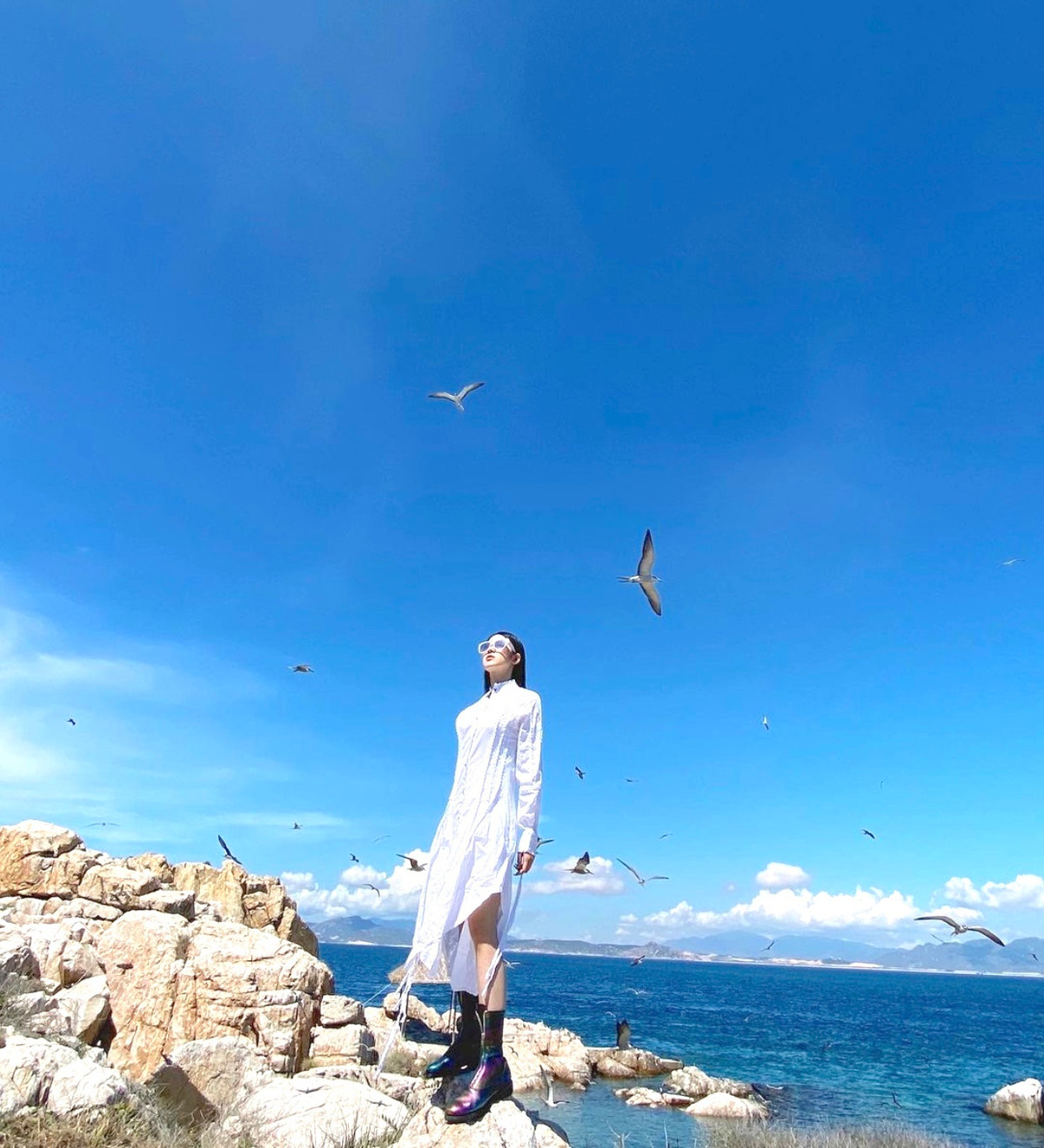 Đảo Yến (hòn Nội) là nơi bạn sẽ được ngắm chim yến chao lượn trên bầu trời, đậu trên những mỏm đá ngoài khơi và nhiều tổ yến bám dày đặc ở vách núi. Thời gian tham quan thích hợp là từ tháng 4 đến tháng 8 bởi thời tiết khô ráo, lý tưởng cho việc khám phá đảo và tắm biển.