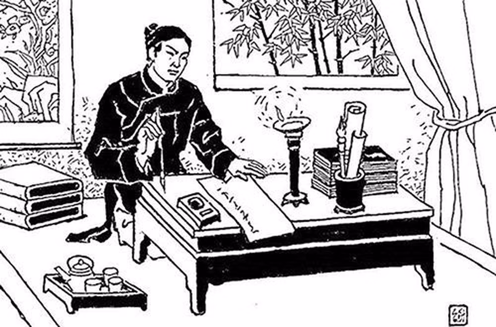 Bài thơ Nam quốc sơn hà được sáng tác theo thể thơ Thất ngôn tứ tuyệt (4 câu 7 chữ): "Nam quốc sơn hà Nam đế cư / Tiệt nhiên phận định tại thiên thư / Như hà nghịch lỗ lai xâm phạm / Nhữ đẳng hành khan thủ bại hư". Nghĩa là: "Sông núi nước Nam vua Nam ở / Rành rành định phận ở sách trời / Cớ sao lũ giặc sang xâm phạm / Chúng bay sẽ bị đánh tơi bời".