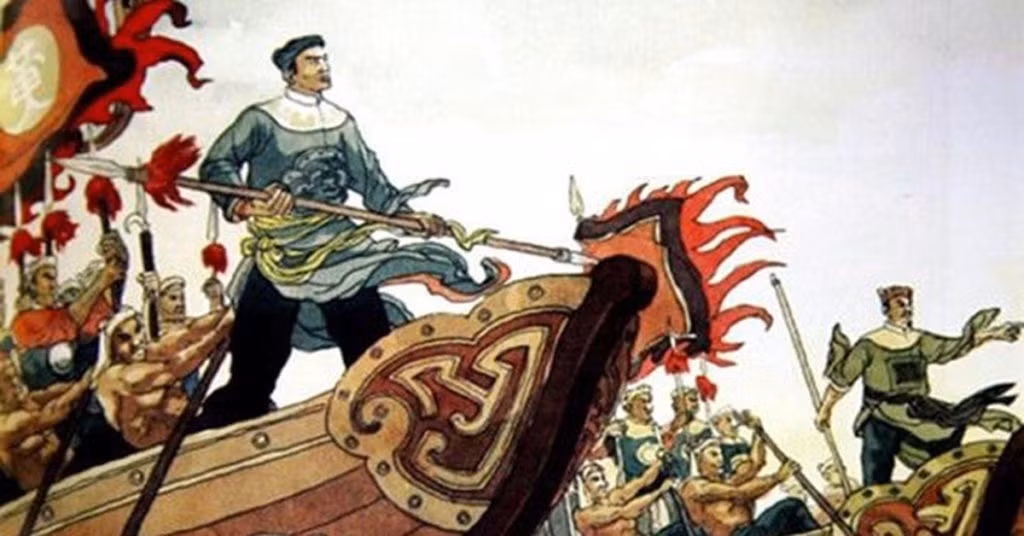 Theo các sách Việt điện u linh, Lĩnh Nam chích quái, bài thơ Nam quốc sơn hà lần đầu xuất hiện trong cuộc kháng chiến chống quân Tống xâm lược lần thứ nhất năm 981 do vua Lê Hoàn lãnh đạo. Ảnh: Thư viện lịch sử.