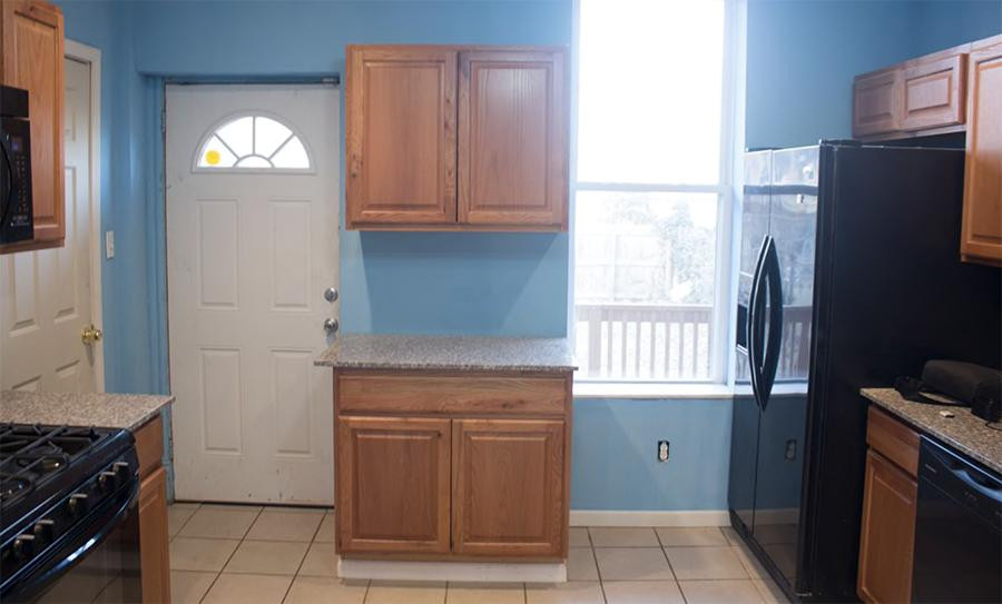 Mau nha bep hien dai duoc cai tao tu khong gian chat choi