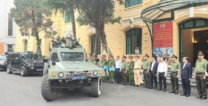 Cong an Ha Noi ra quan bao dam an ninh trat tu SEA Games 31-Hinh-5