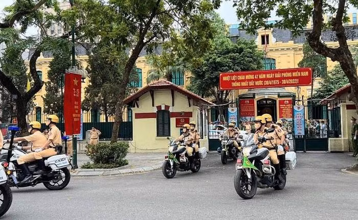 Cong an Ha Noi ra quan bao dam an ninh trat tu SEA Games 31-Hinh-7