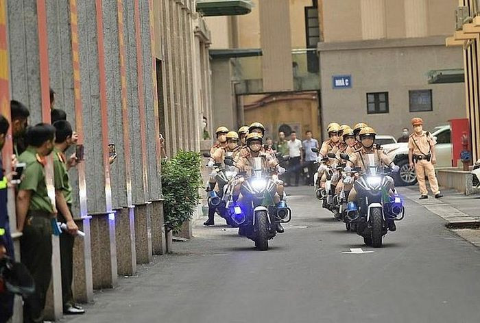 Cong an Ha Noi ra quan bao dam an ninh trat tu SEA Games 31-Hinh-4