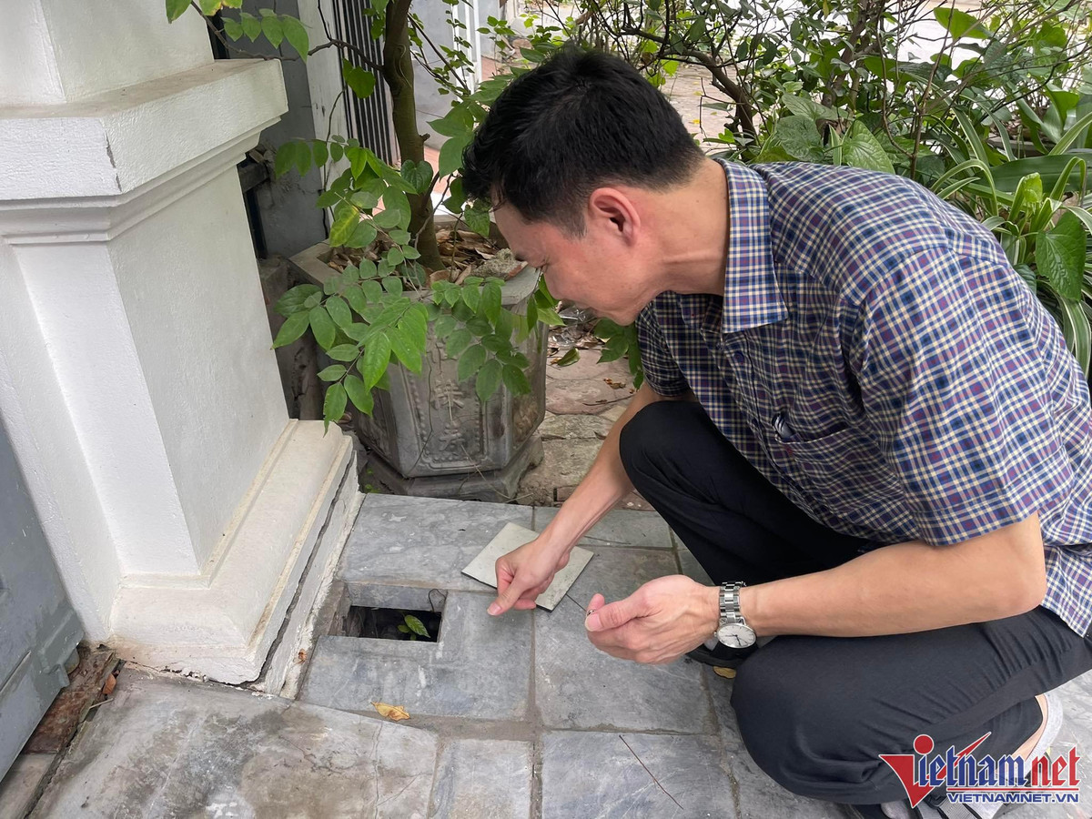 Khu biet thu nha giau o Ha Noi khon kho vi mat nuoc sinh hoat