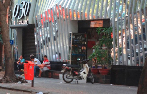 Quán bar 030, nơi xảy ra vụ việc (ảnh NLĐ).