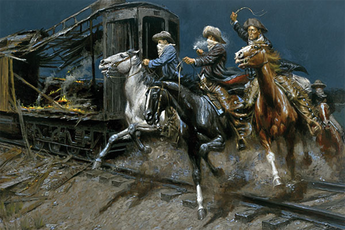 Một số băng nhóm tội phạm, như băng Wild Bunch của ông trùm Butch Cassidy, nhận thấy rằng việc cướp tàu quá dễ dàng và sinh lợi đến mức chúng đã biến nó thành ngón nghề riêng của mình.