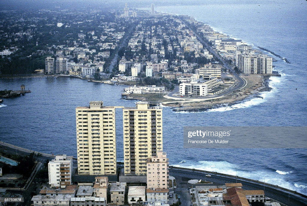Một góc Havana nhìn từ máy bay, Cuba năm 1988. Ảnh: Francoise De Mulder/ Getty Images.