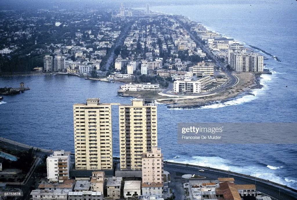 Một góc Havana nhìn từ máy bay, Cuba năm 1988. Ảnh: Francoise De Mulder/ Getty Images.