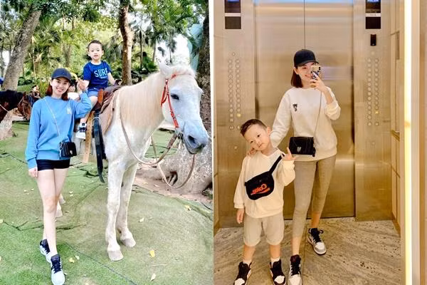 Hiem khi me Ly Kute cho len song, be Khoai Tay cang lon cang cao-Hinh-2