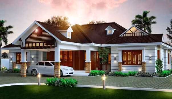 Có những nhà vườn cấp 4 nhỏ xinh nhưng cũng có những nhà vườn diện tích lớn có thể thiết kế từ 3 – 5 phòng ngủ