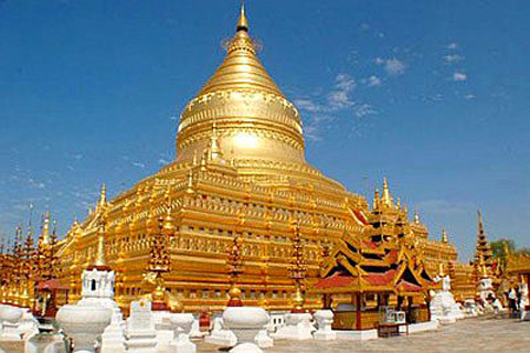 Chùa Vàng ở thủ đô Myanmar. Ảnh: Internet.