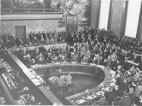 Toàn cảnh hội nghị Geneve 1954. Ảnh: Wikipedia