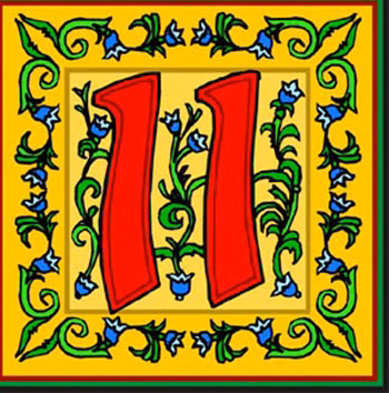 Số 11: Người mang số này thông minh và khôn ngoan trước tuổi, hiểu biết sâu sắc và lôi cuốn. Đối với họ, hầu như chẳng có gì là không thể đối phó được thậm chí họ có khả năng biến khó khăn thành lợi thế. Người mang số 11 thiên về tinh thần và siêu nhạy cảm nhưng khi ở dạng tiêu cực thì họ lại quá lo đến lợi ích của mình mà quên đi nhu cầu của người khác.