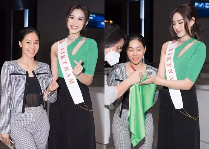 Trong lần xuất ngoại lần này, Hoa hậu Việt Nam 2020 có phong cách thời trang khá nhạt nhòa, tụt phong độ so với lần trước. Outfit mới đơn giản, kém tôn dáng, hiện đại, thậm chí để lộ vòng 1 khiêm tốn của Hoa hậu Đỗ Thị Hà. So sánh với một số đại diện khác, người đẹp Thanh Hóa có phần lép vế.