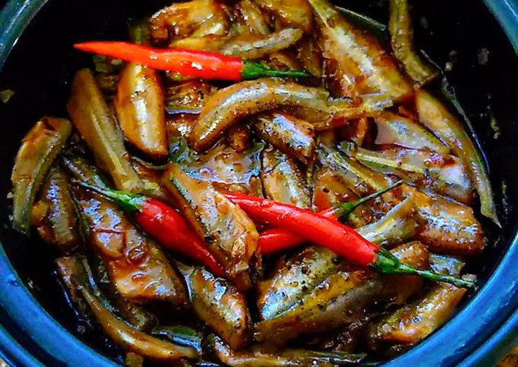 Hôm nào trời có mưa, cá lòng tong về nhiều, trung bình mỗi đêm người dân bắt về bán được khoảng 1 triệu đồng