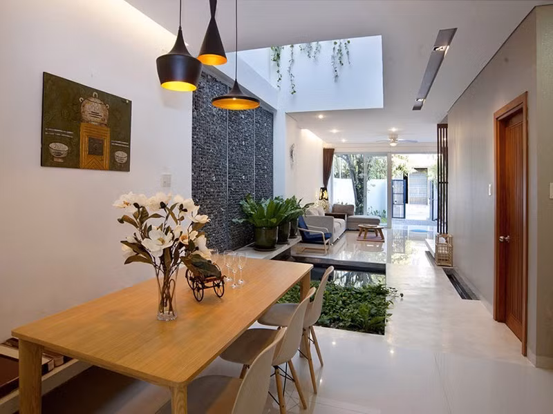 Lưu ý quan trọng khi làm giếng trời, ảnh hưởng đến tài lộc của gia chủ ảnh 2