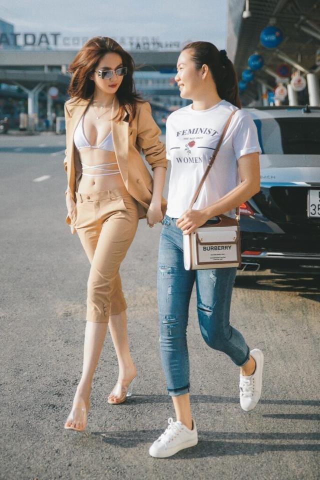 Theo Ngoc Trinh lam giup viec, Thuy Kieu gio di dong phim moi hot!-Hinh-7