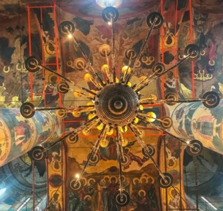 Phần lớn những bức tranh ở đây được vẽ vào khoảng năm 1643, cũng có những bức được hoàn thành vào cuối thế kỷ XV (Nguồn ảnh: Báo Quân đội nhân dân).