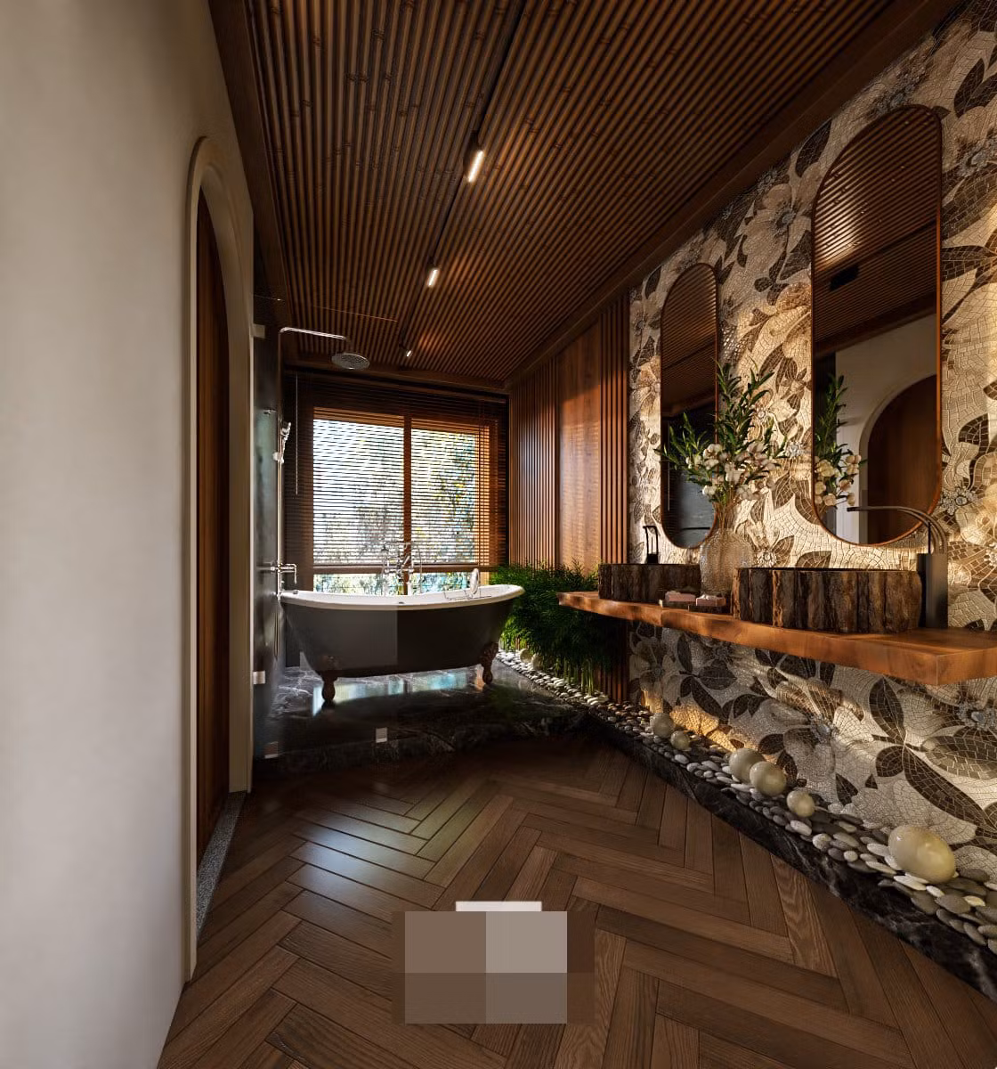 Nhà cấp 4 đẹp đến thảng thốt, bên trong như dinh thự ảnh 22