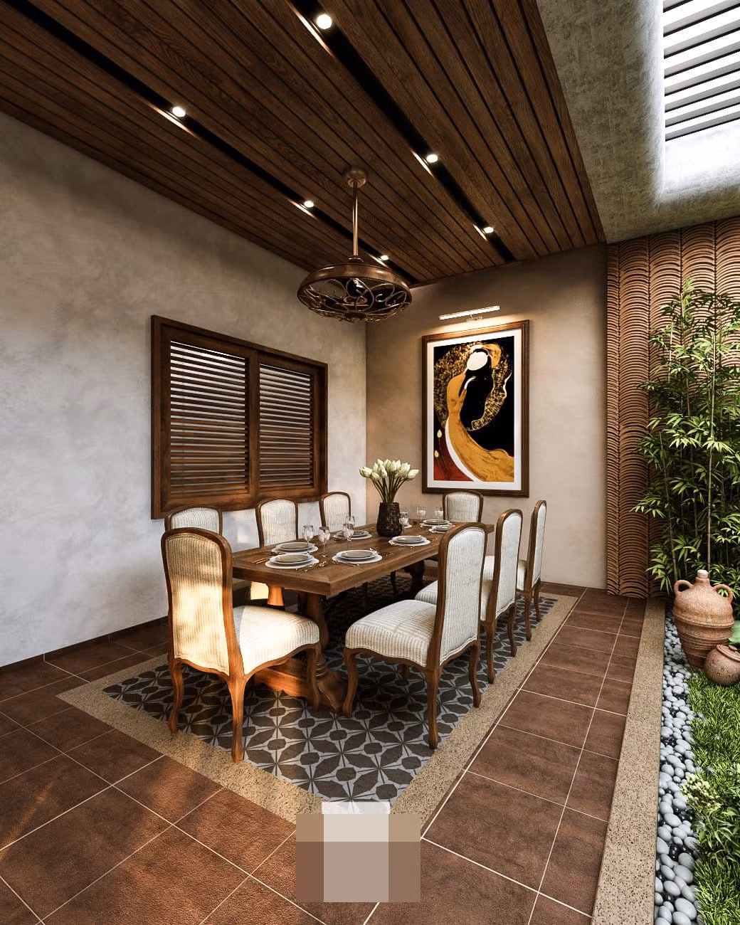 Nhà cấp 4 đẹp đến thảng thốt, bên trong như dinh thự ảnh 14