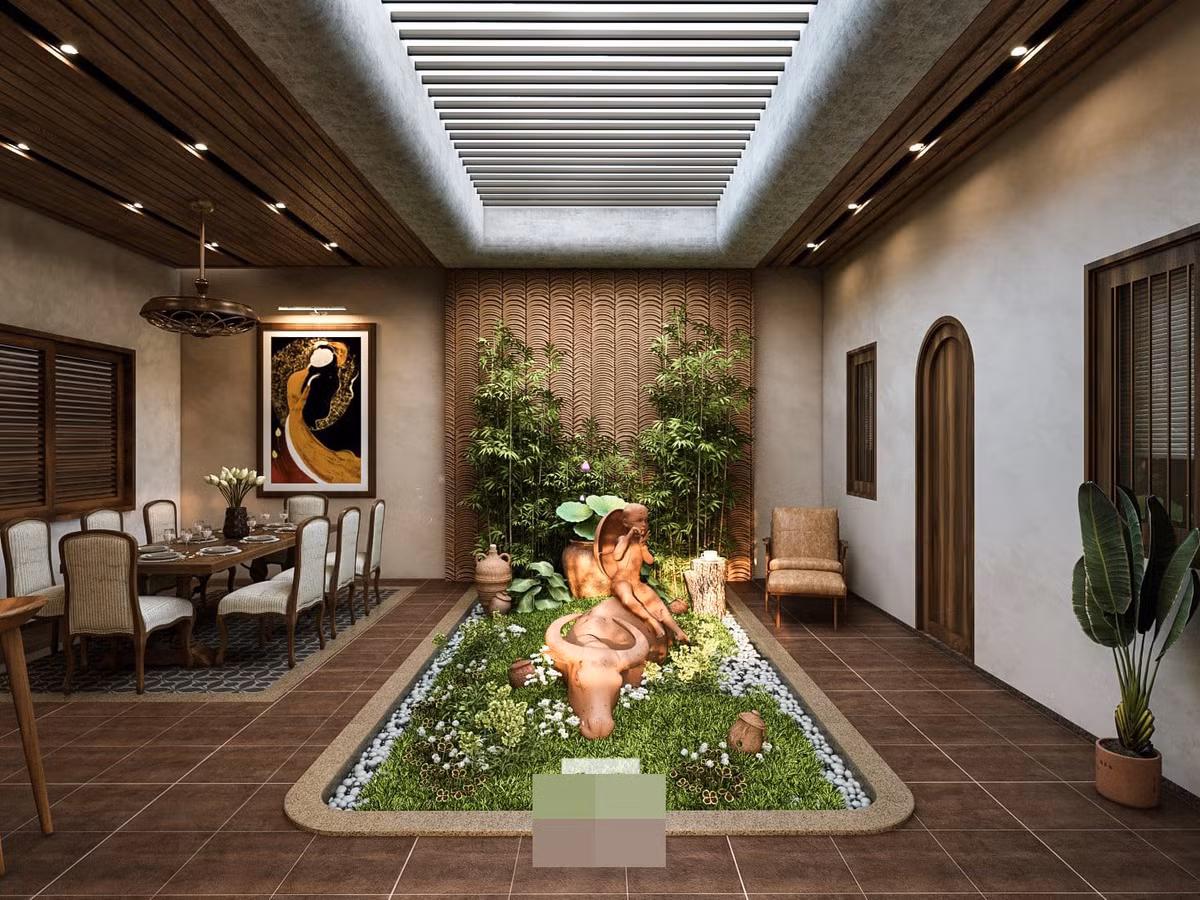 Nhà cấp 4 đẹp đến thảng thốt, bên trong như dinh thự ảnh 16