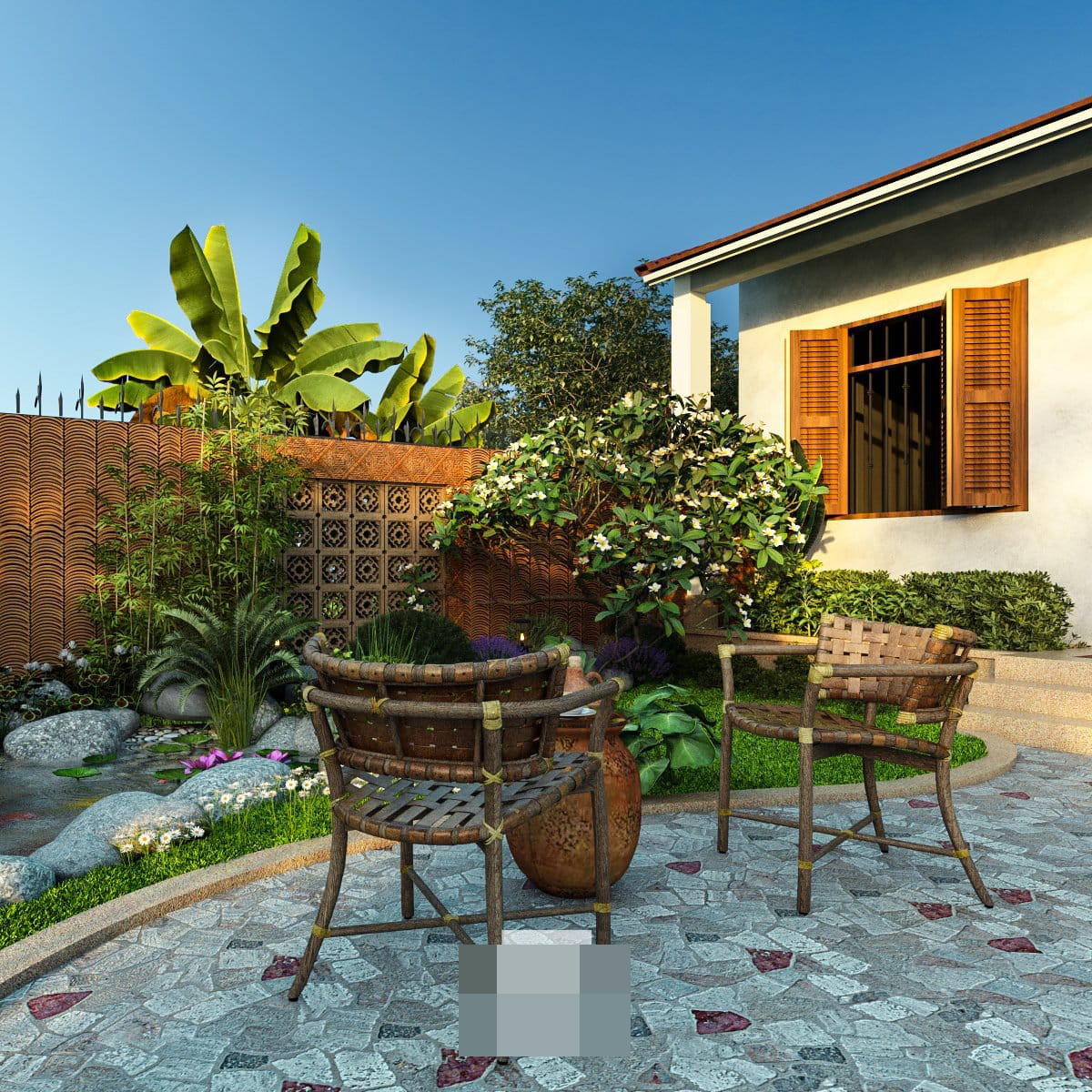 Nhà cấp 4 đẹp đến thảng thốt, bên trong như dinh thự ảnh 7