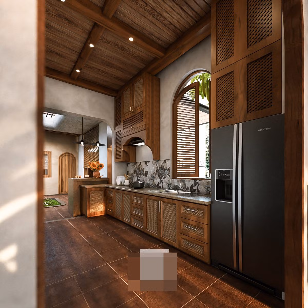 Nhà cấp 4 đẹp đến thảng thốt, bên trong như dinh thự ảnh 12